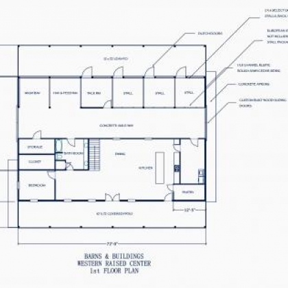 1st Level Floor plan